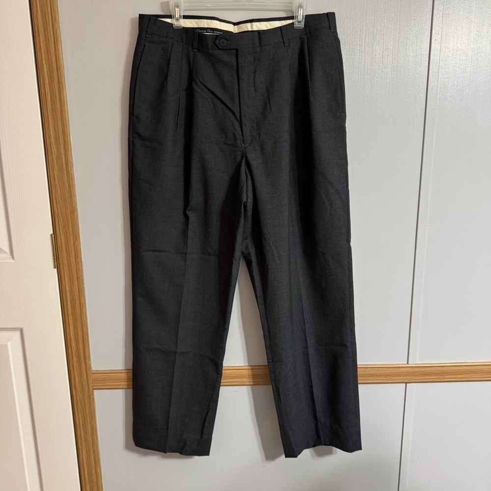 Dior Monsieur Classic Gray Dress Pants Size 36